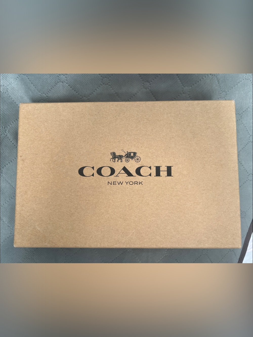 Coach wallets gift set black leather $228